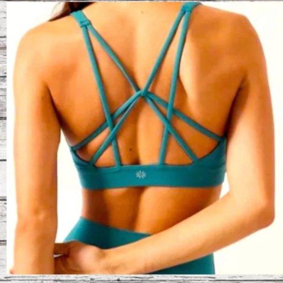 Athleta Other - Athleta Solace Bra Borealis Green D-DD+ Small